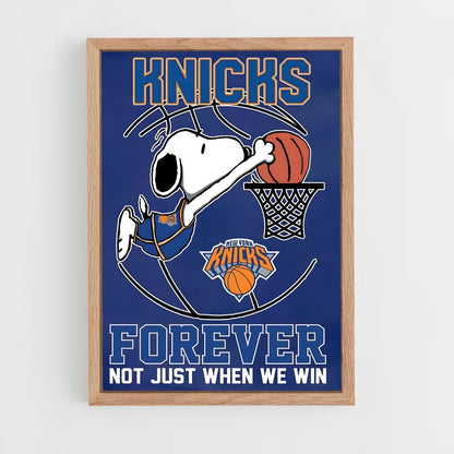 new-york-knicks-25 cadre Bois clair