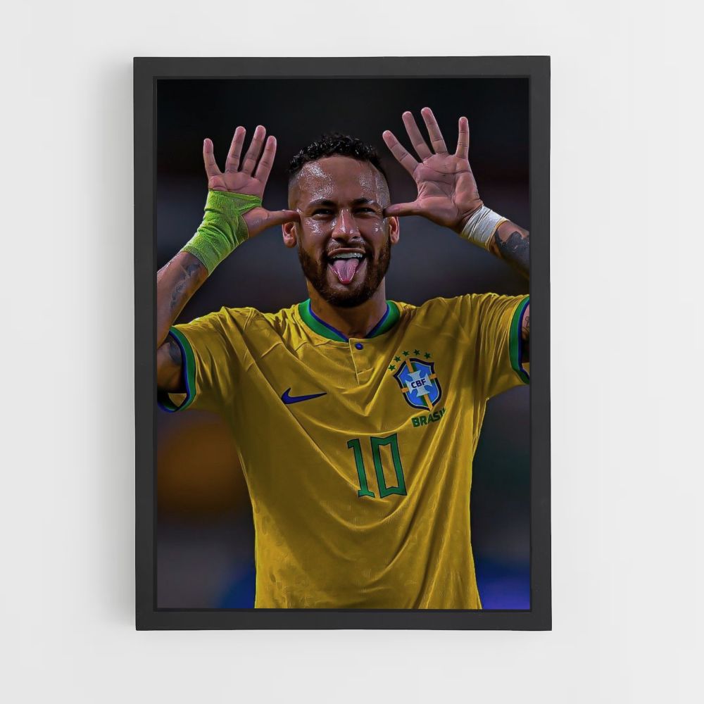 Poster divertente di Neymar