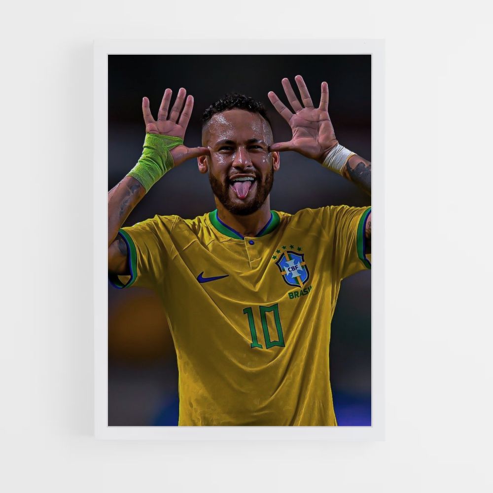 Poster divertente di Neymar