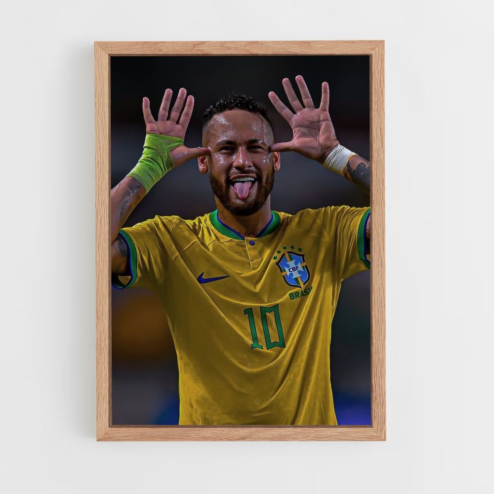 Poster divertente di Neymar