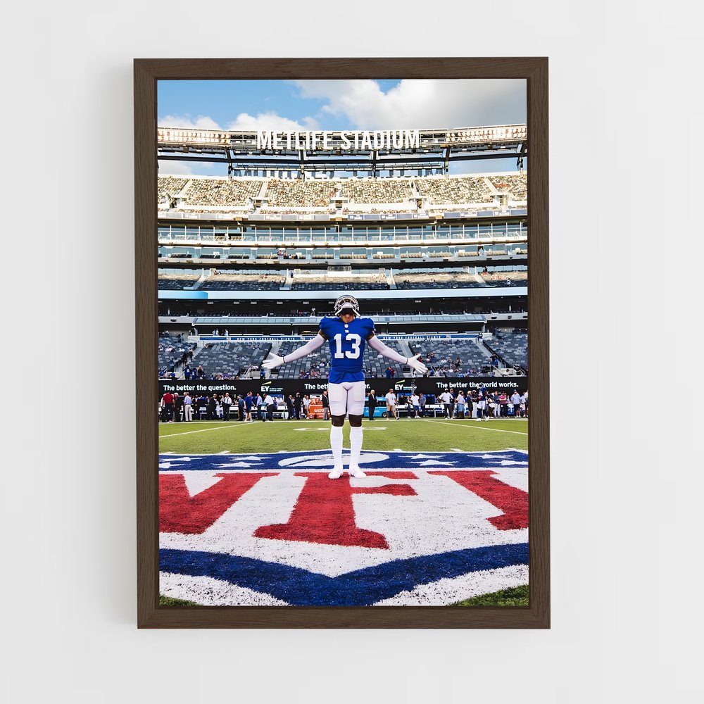 nfl-1 cadre Bois foncé