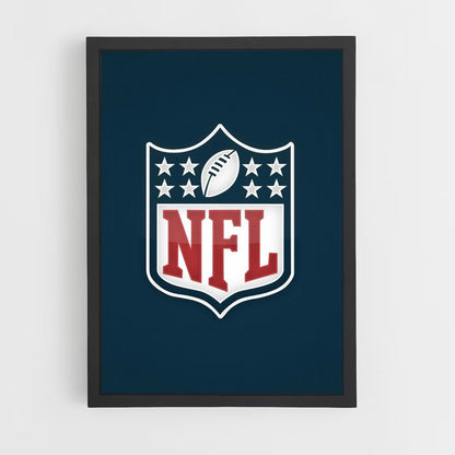 Poster con logo della NFL