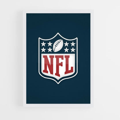 Poster con logo della NFL