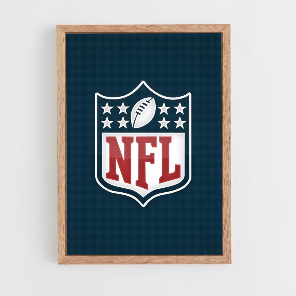 Poster con logo della NFL