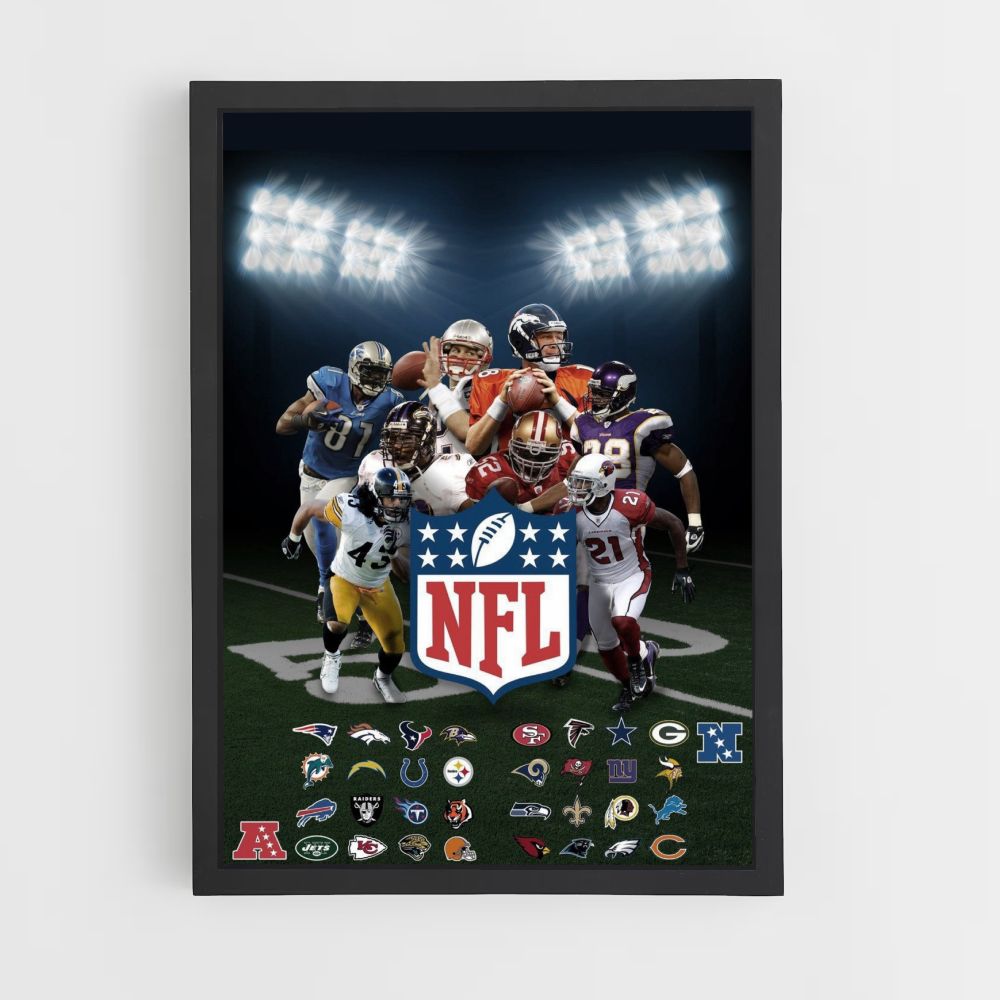 Poster Squadre NFL