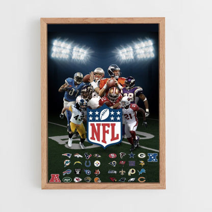 Poster Squadre NFL