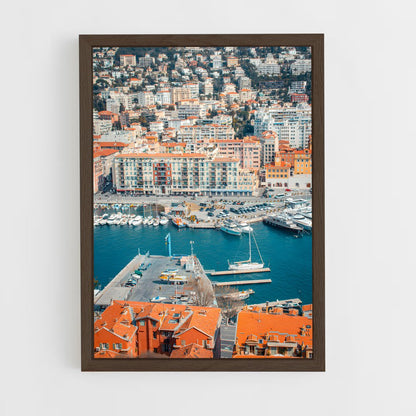 nice-7 cadre Bois foncé