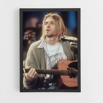 Poster Kurt Cobain Chitarra