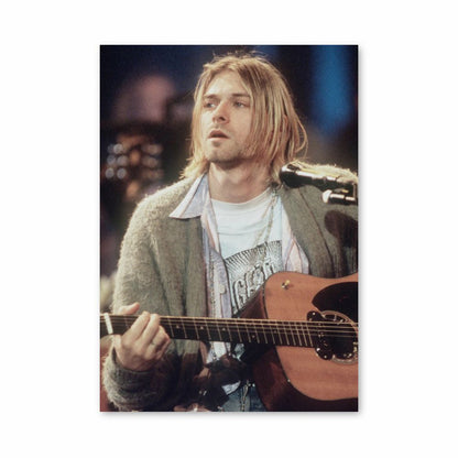 Poster Kurt Cobain Chitarra