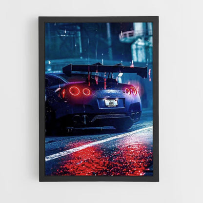 Poster Nissan GTR Neon