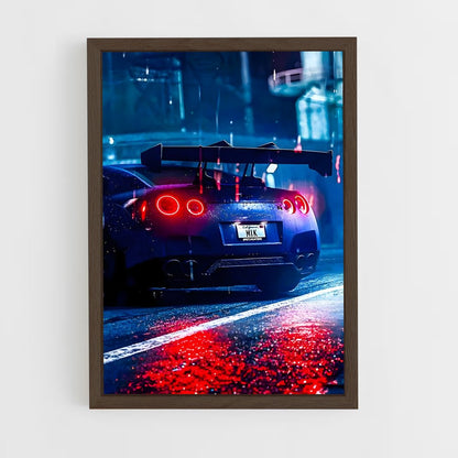 nissan-1 cadre Bois foncé