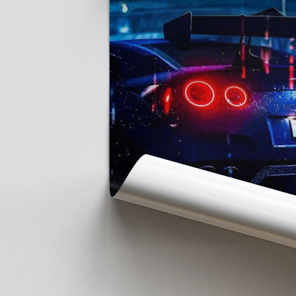 Poster Nissan GTR Neon