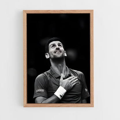 novak-djokovic-3 cadre Bois clair