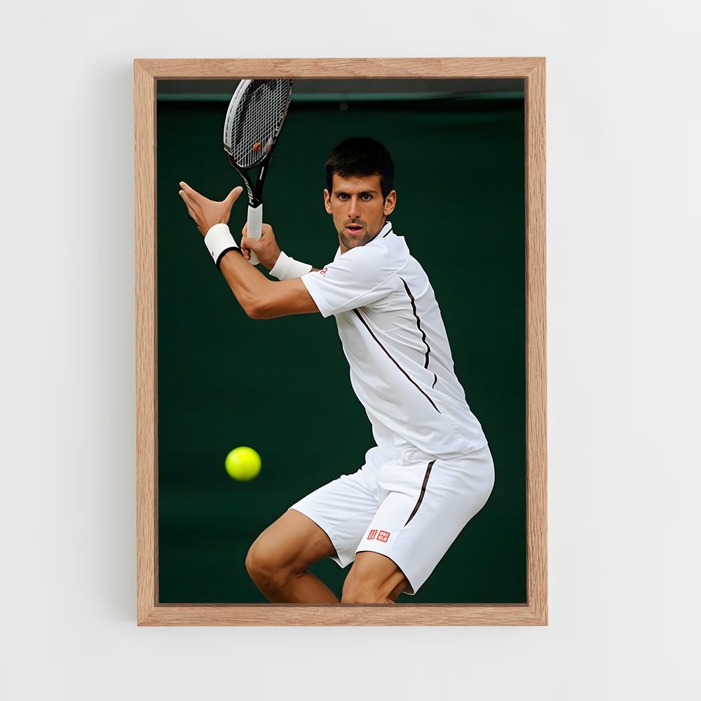 novak-djokovic-6 cadre Bois clair