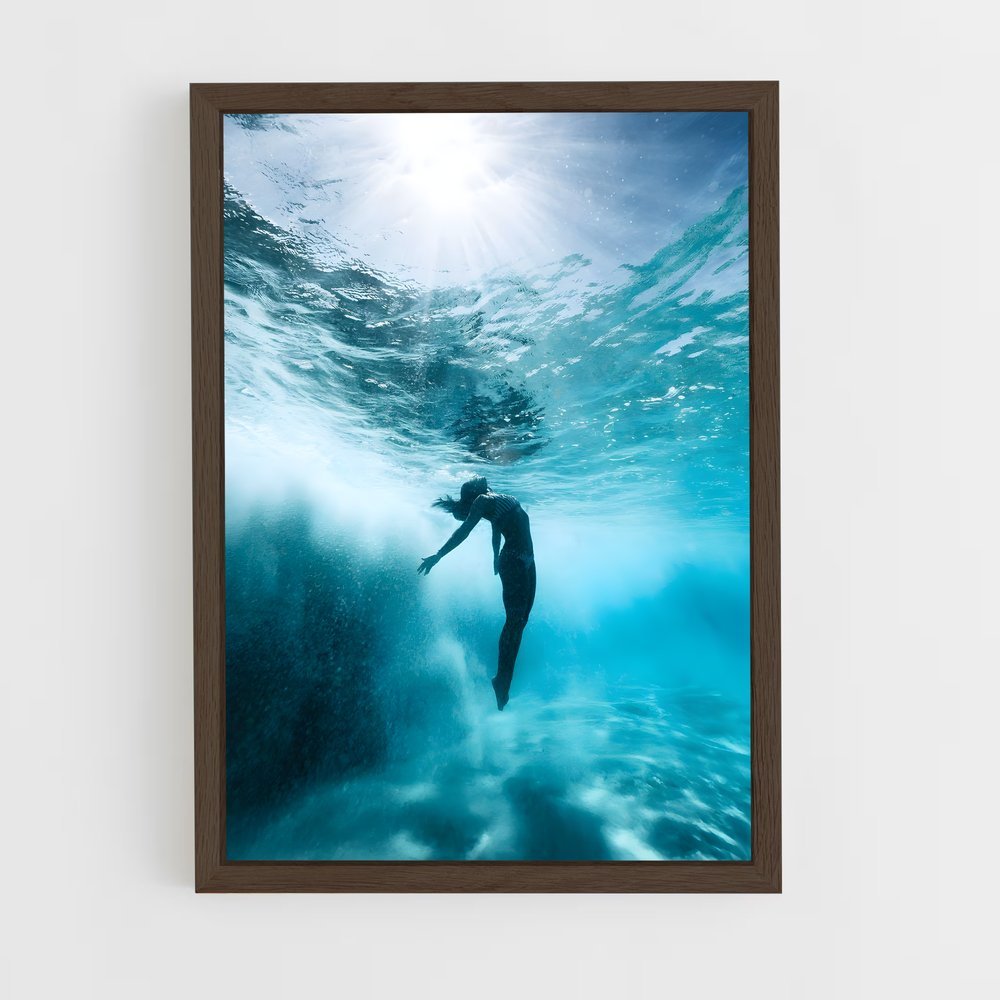 ocean-7 cadre Bois foncé