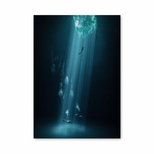 Poster di luce dell'oceano