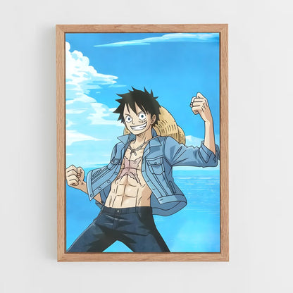 one-piece-13 cadre Bois clair