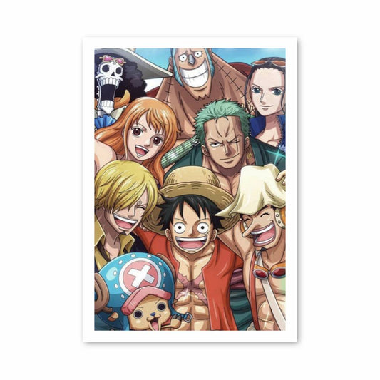 Poster One Piece Équipage Luffy