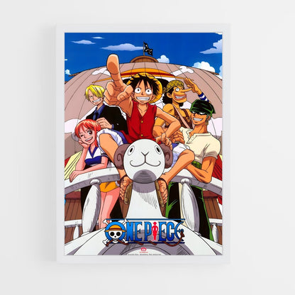 one-piece-22 cadre Blanc
