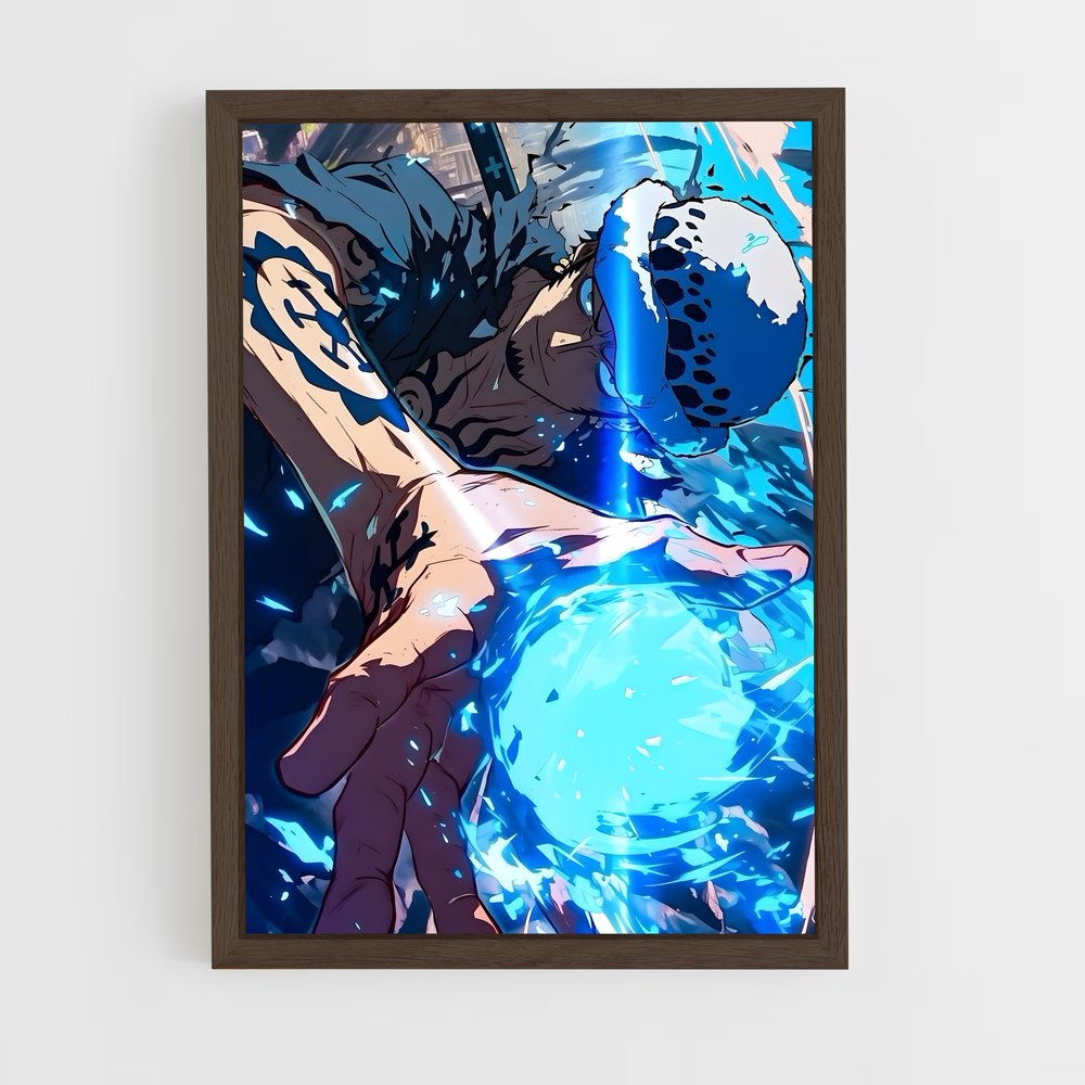 one-piece-24 cadre Bois foncé