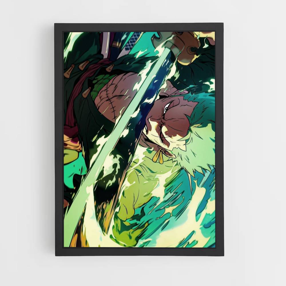 Poster Zoro Demone Slash