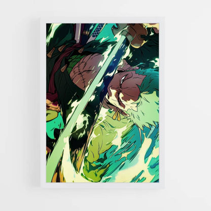 Poster Zoro Demone Slash