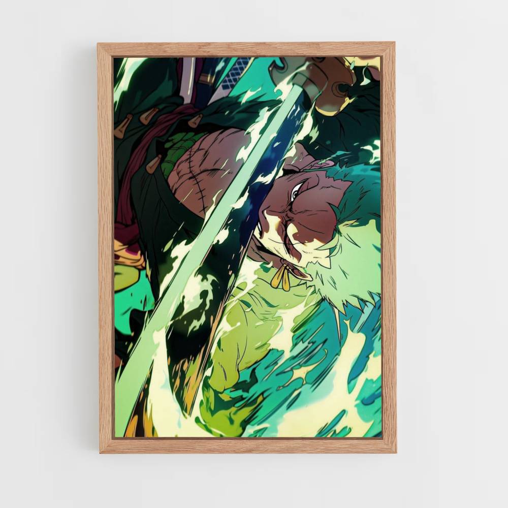 Poster Zoro Demone Slash