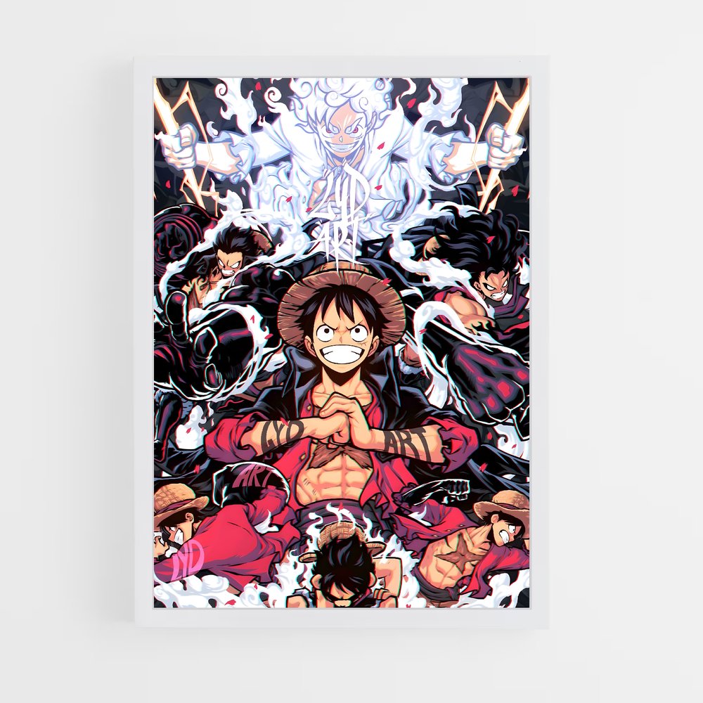 one-piece-7 cadre Blanc