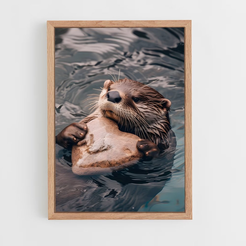 otter-2 cadre Bois clair