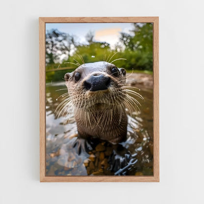 otter-4 cadre Bois clair