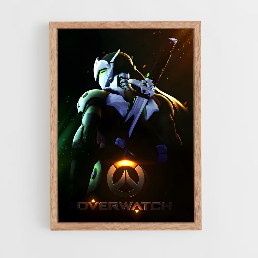 overwatch-12 cadre Bois clair