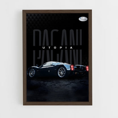 pagani-3 cadre Bois foncé
