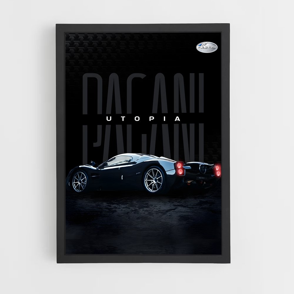 pagani-3 cadre Noir