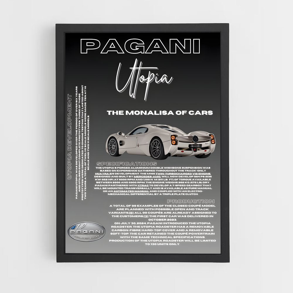 pagani-7 cadre Noir