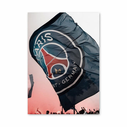 Manifesto della bandiera del PSG