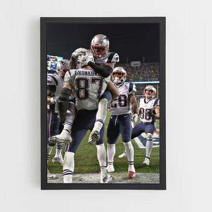 Poster Vittoria dei Patriots del New England