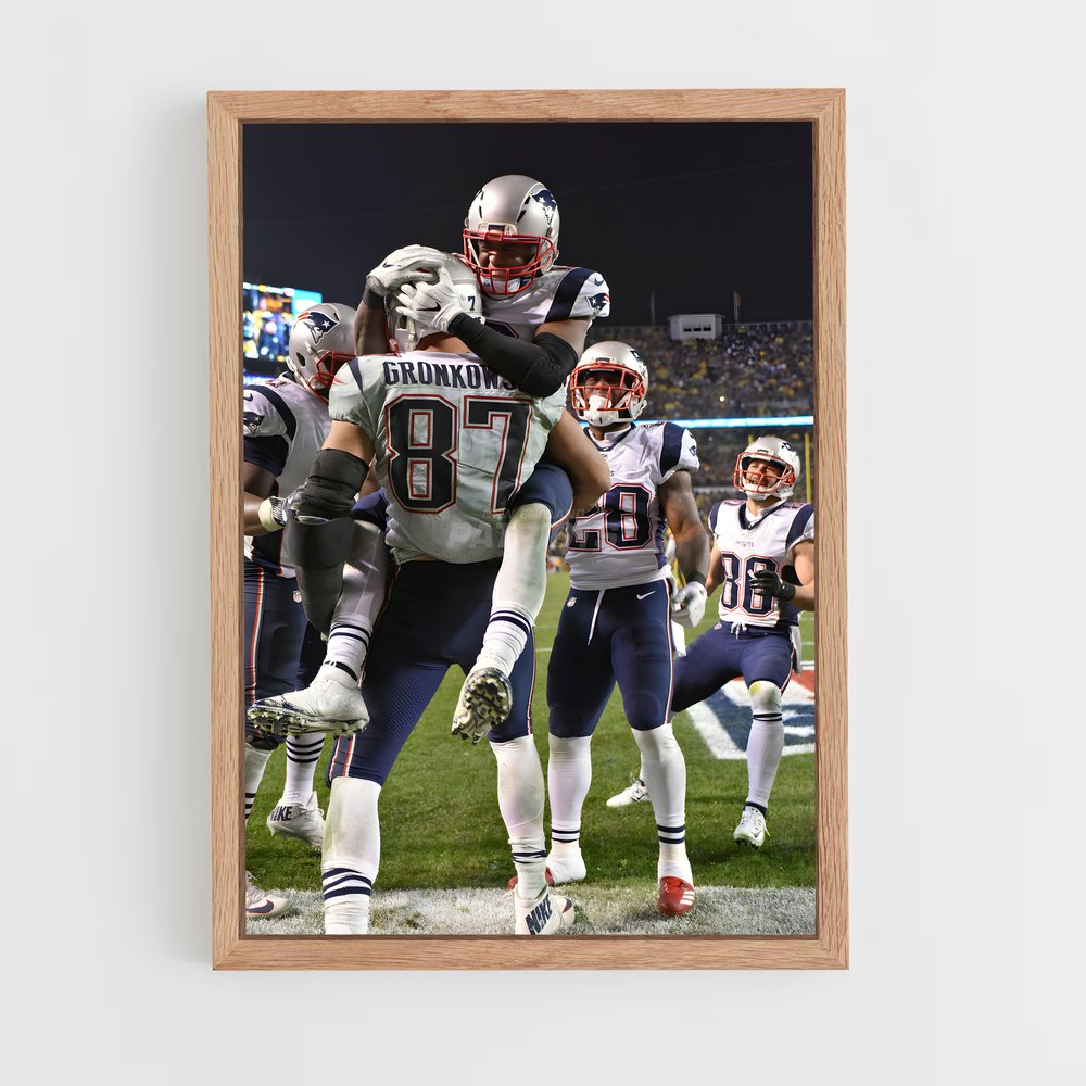 patriots-3 cadre Bois clair
