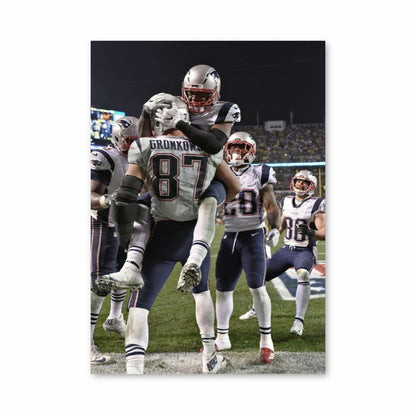 Poster Vittoria dei Patriots del New England