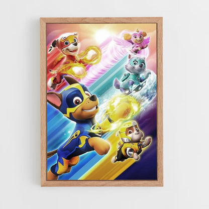 Poster Volo dei Paw Patrol