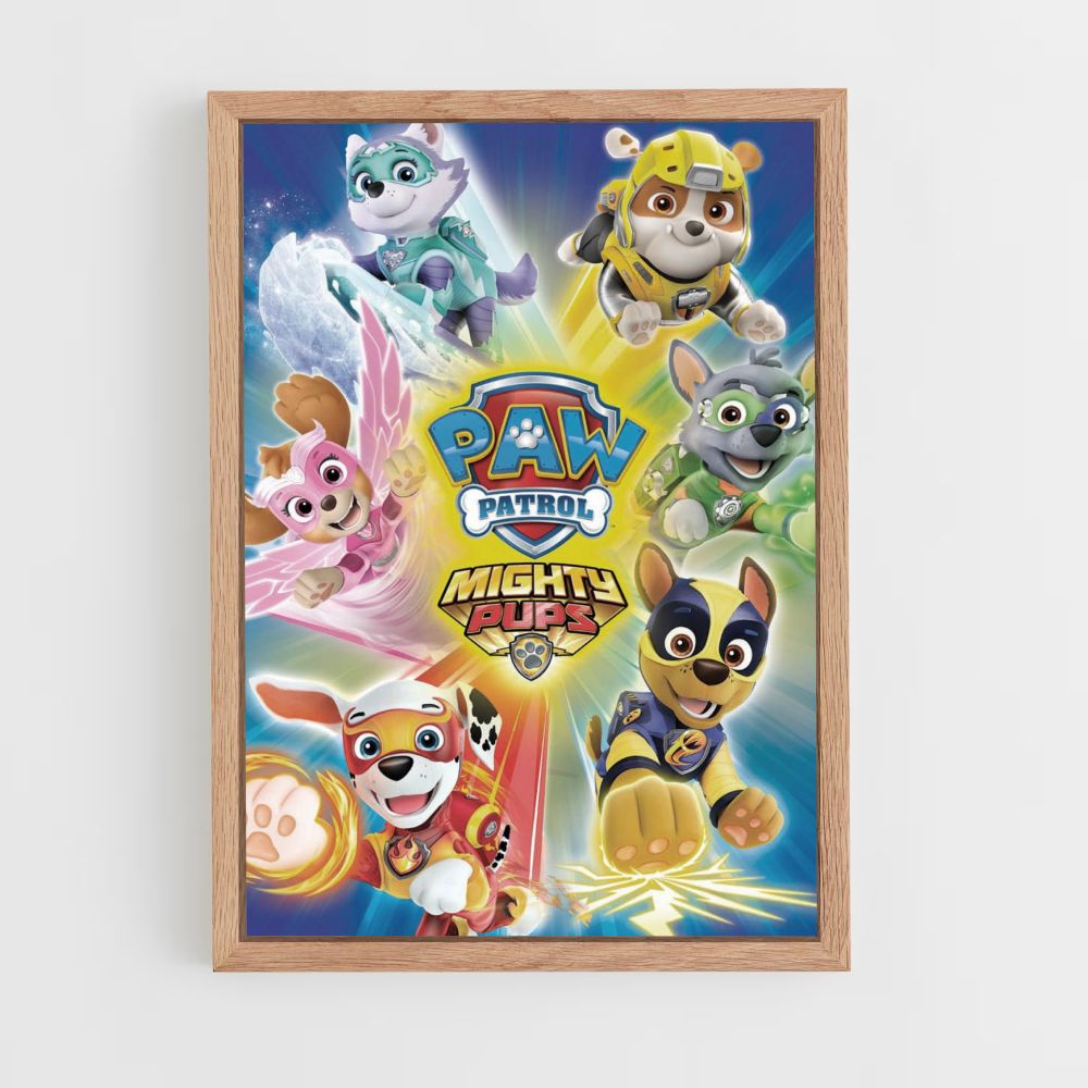 Poster dei poteri di Paw Patrol