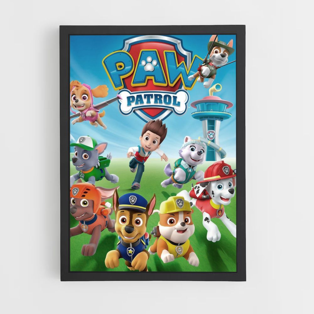 Poster Paw Patrol dei cartoni animati