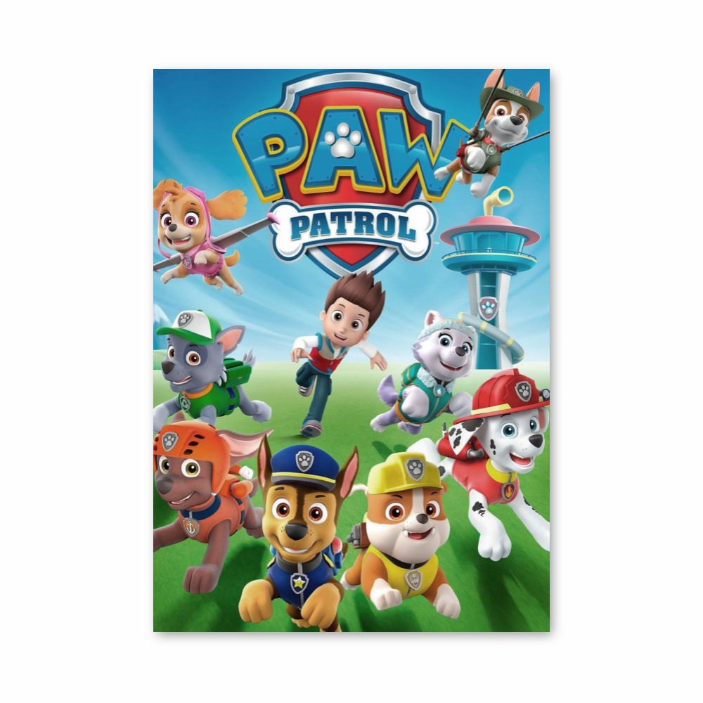 Poster Paw Patrol dei cartoni animati