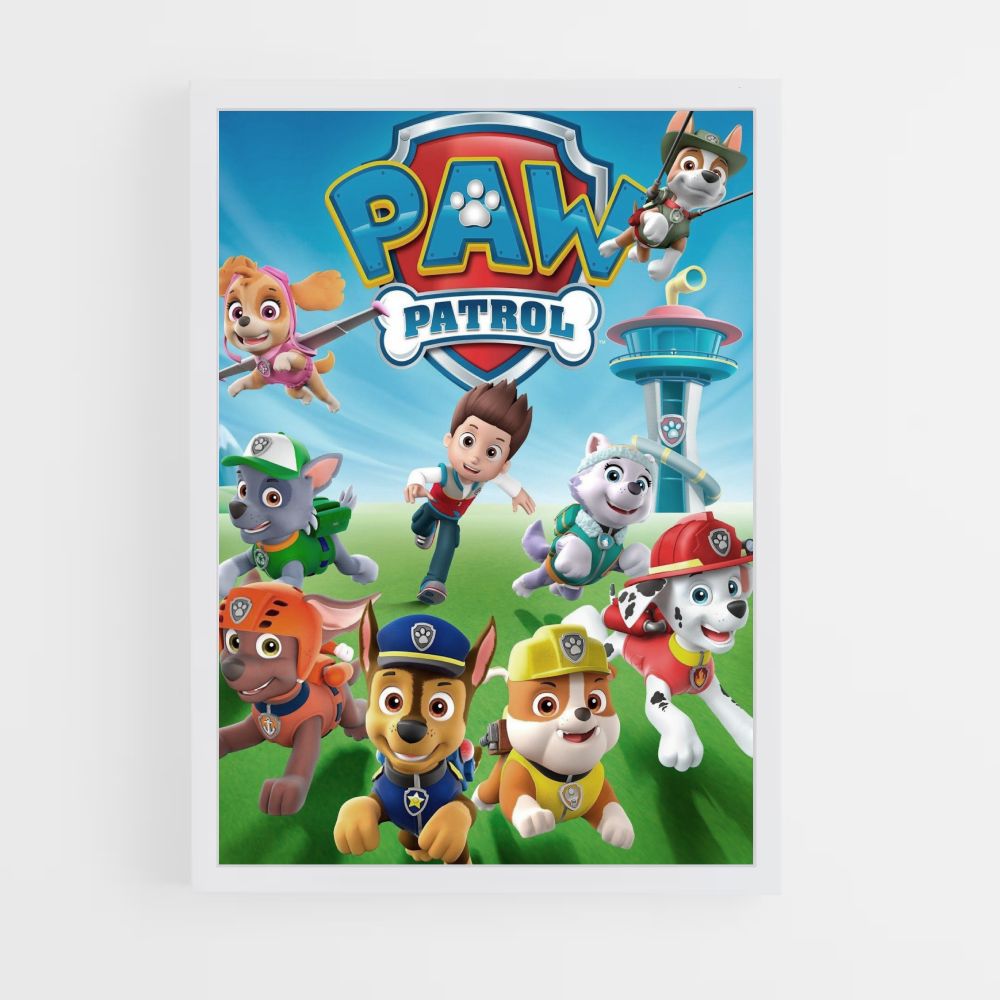 Poster Paw Patrol dei cartoni animati