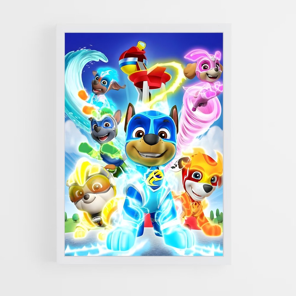 paw-patrol-7 cadre Blanc
