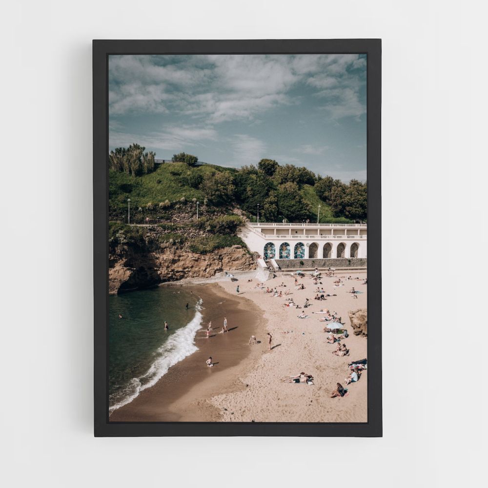 Manifesto della spiaggia di Biarritz