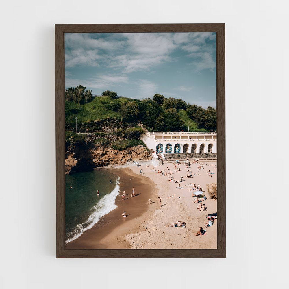 pays-basque-1 cadre Bois foncé