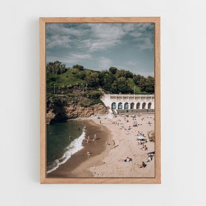 Manifesto della spiaggia di Biarritz