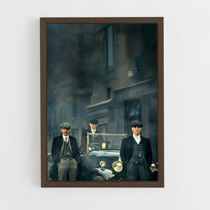 peaky-blinders-8 cadre Bois foncé