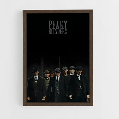 peaky-blinders-9 cadre Bois foncé