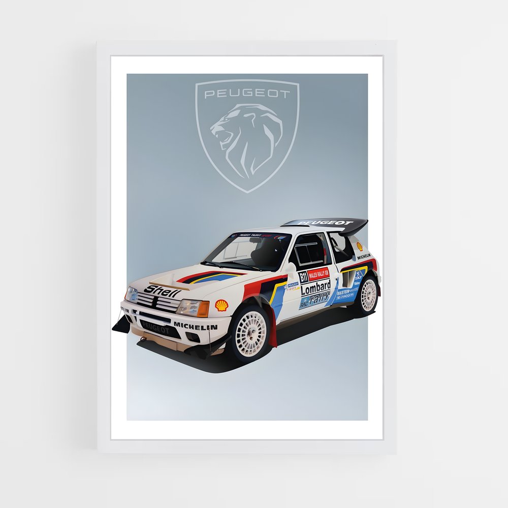peugeot-18 cadre Blanc